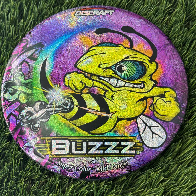 Discraft ESP Full Foil SuperColor Buzzz with Chains - Pink Prism Stamp - 180g Varies