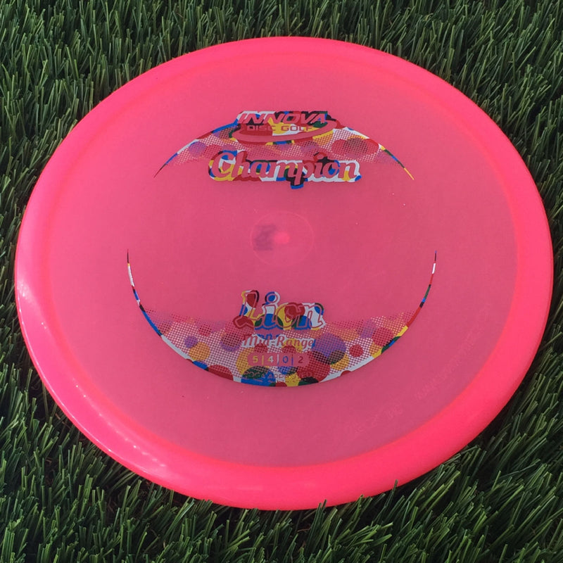 Innova Champion Lion with Circle Fade Stock Stamp - 169g - Translucent Pink