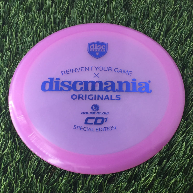 Discmania C-Line Color Glow Reinvented CD1 with Discmania Originals x Reinvent Your Game Special Edition Stamp - 173g - Translucent Purple