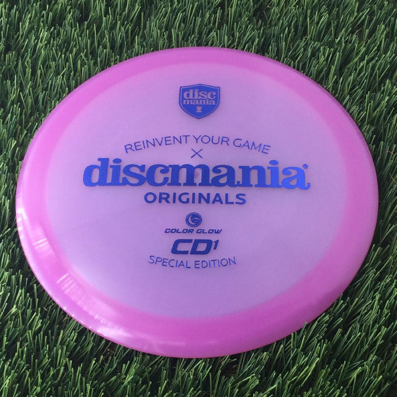 Discmania C-Line Color Glow Reinvented CD1 with Discmania Originals x Reinvent Your Game Special Edition Stamp - 174g - Translucent Purple