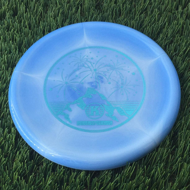 Kastaplast K1 Swirl Berg with 10 Year Anniversary Special Edition Stamp- 173 Blue