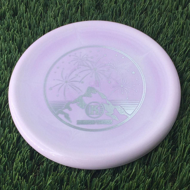 Kastaplast K1 Swirl Berg with 10 Year Anniversary Special Edition Stamp- 175 Purple