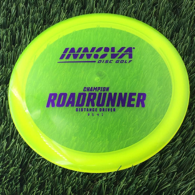 Innova Champion Roadrunner with Burst Logo Stock Stamp- 168 Yellow