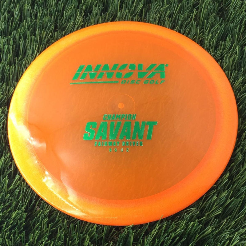 Innova Champion Savant with Burst Logo Stock Stamp- 160 Orange