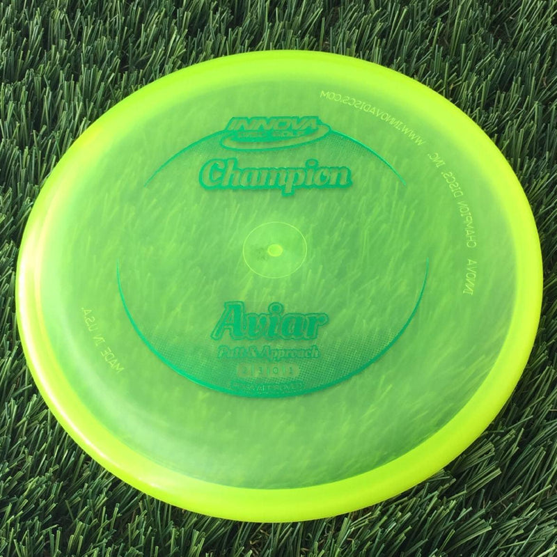 Innova Champion Aviar Putter with Circle Fade Stock Stamp- 168 Yellow