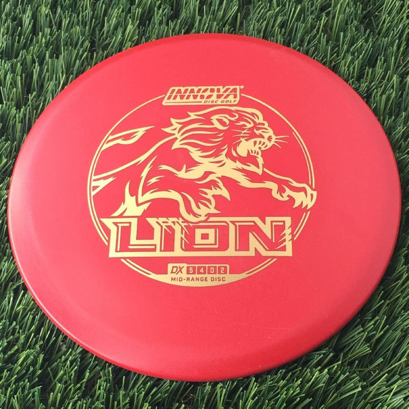 Innova DX Lion with Burst Logo Stock Stamp- 150 Red