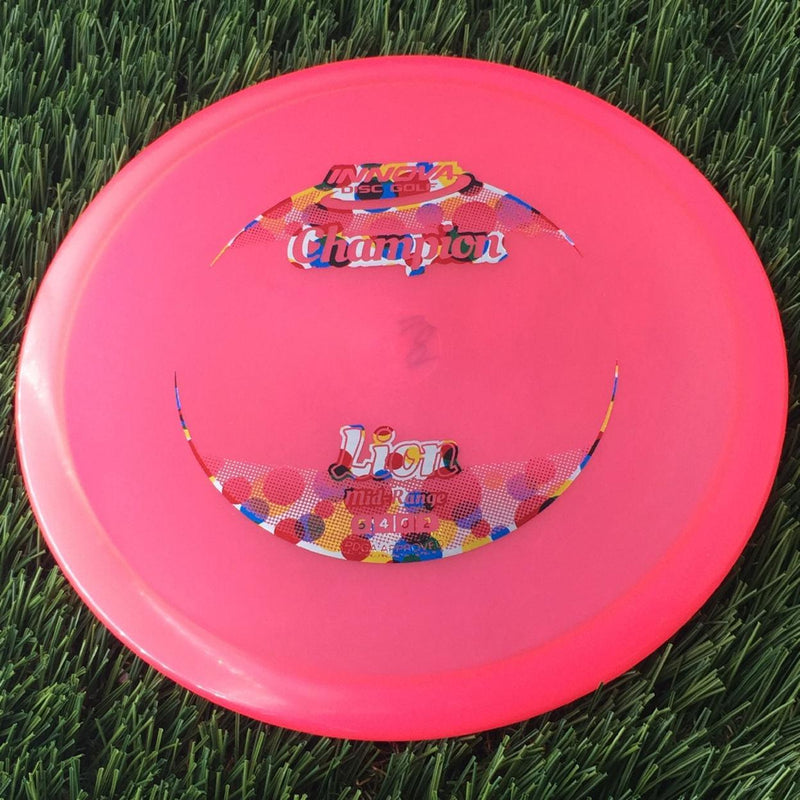 Innova Champion Lion with Circle Fade Stock Stamp- 169 Pink