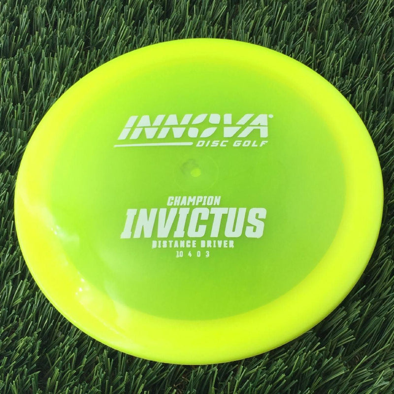 Innova Champion Invictus with Circle Fade Stock Stamp- 163 Yellow