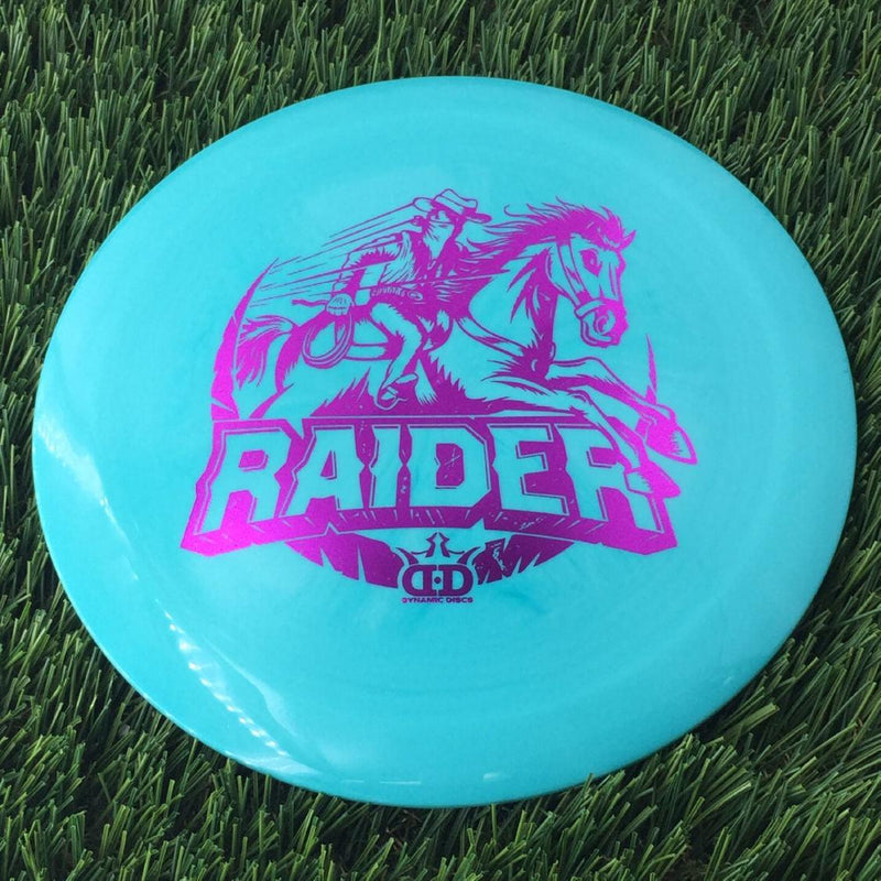 Dynamic Discs Supreme Raider with Cowboy Stamp- 174 Blue