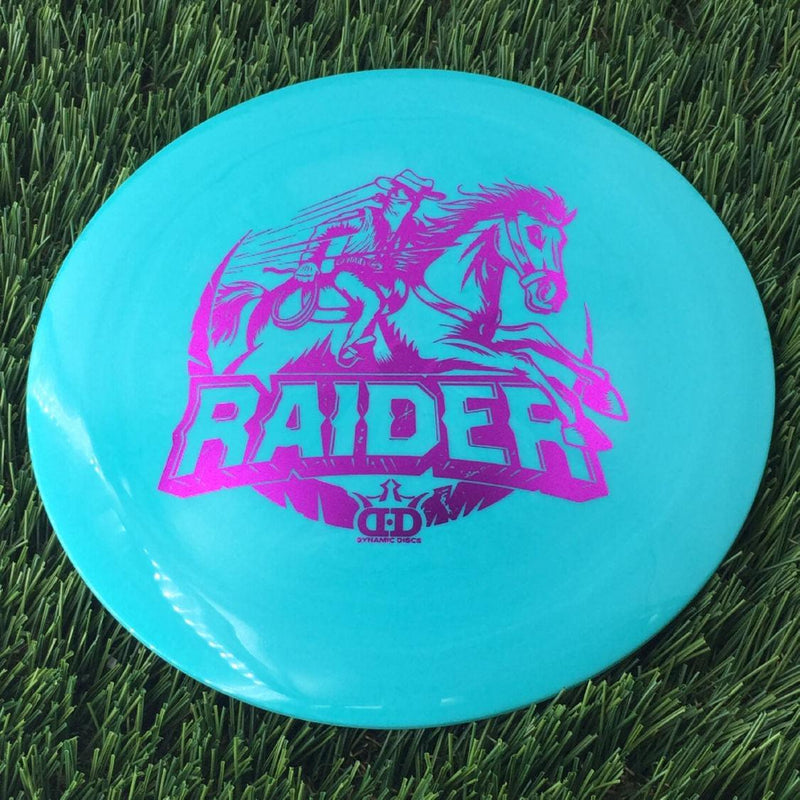 Dynamic Discs Supreme Raider with Cowboy Stamp- 174 Blue