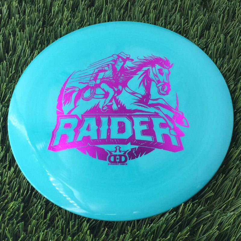Dynamic Discs Supreme Raider with Cowboy Stamp- 174 Blue