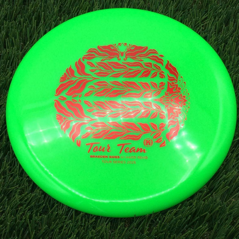 Kastaplast K1 Hard Reko with Tour Team - Braeden Sides - Tour Series 2025 Stamp- 176 Green