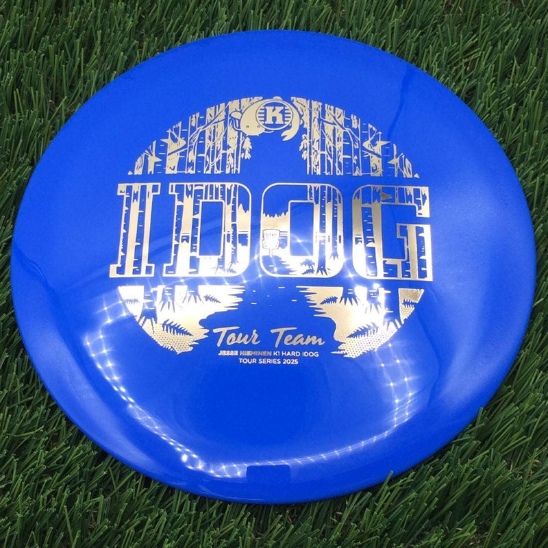 Kastaplast K1 Hard Idog with Tour Team - Jesse Nieminen - Tour Series 2025 Stamp- 176 Blue