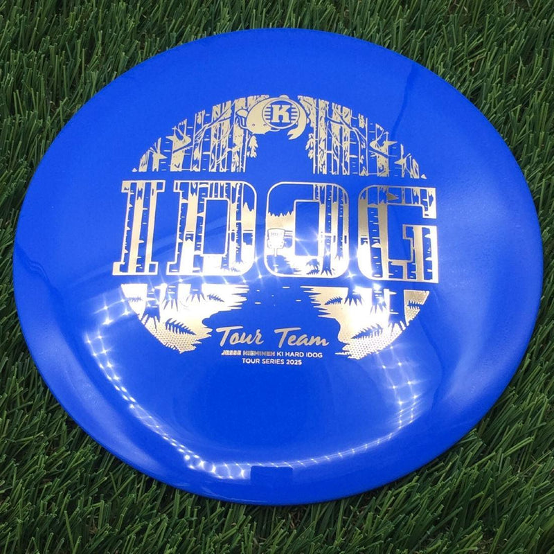 Kastaplast K1 Hard Idog with Tour Team - Jesse Nieminen - Tour Series 2025 Stamp- 174 Blue
