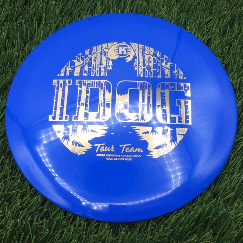 Kastaplast K1 Hard Idog with Tour Team - Jesse Nieminen - Tour Series 2025 Stamp- 176 Blue
