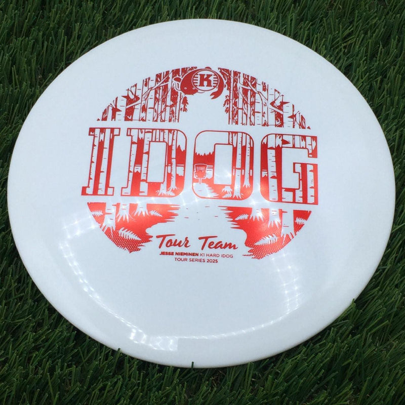 Kastaplast K1 Hard Idog with Tour Team - Jesse Nieminen - Tour Series 2025 Stamp- 173 White