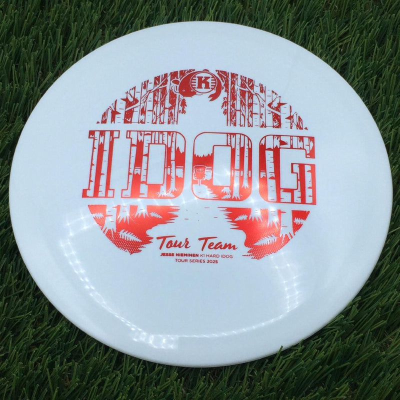 Kastaplast K1 Hard Idog with Tour Team - Jesse Nieminen - Tour Series 2025 Stamp- 173 White