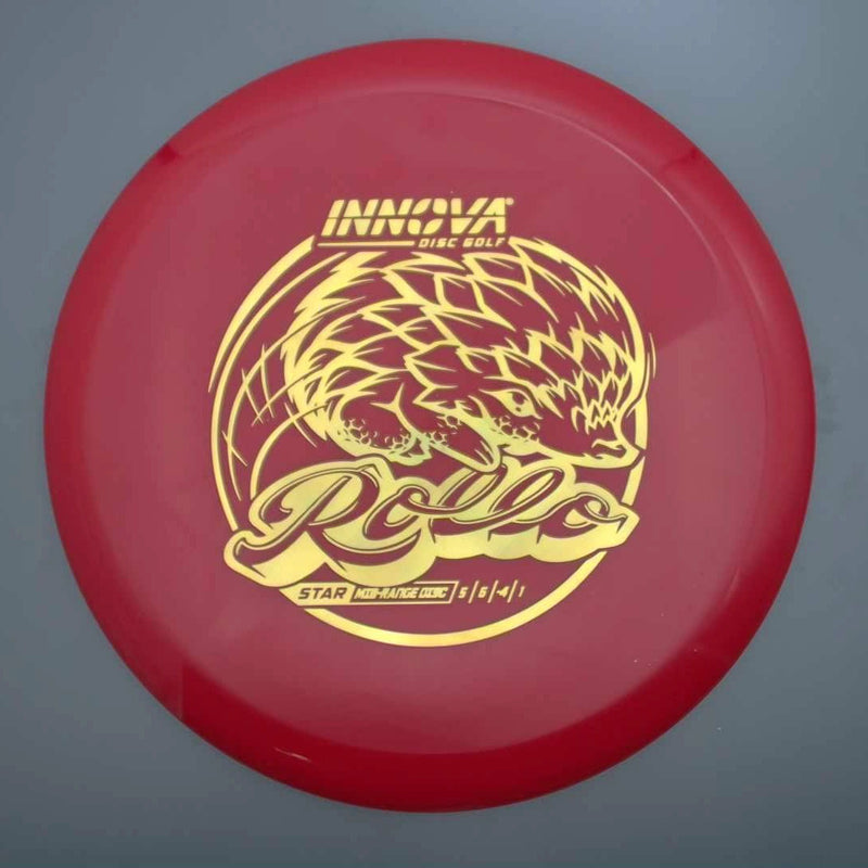 Innova Star Rollo with Burst Logo Stock Stamp- 160.4 Red