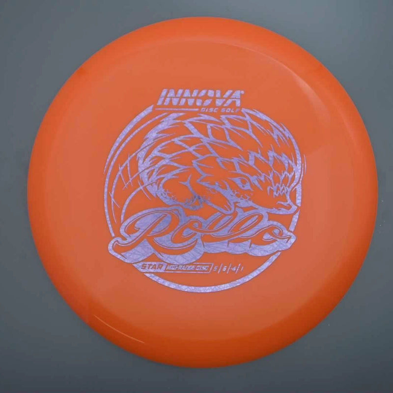 Innova Star Rollo with Burst Logo Stock Stamp- 161.5 Orange