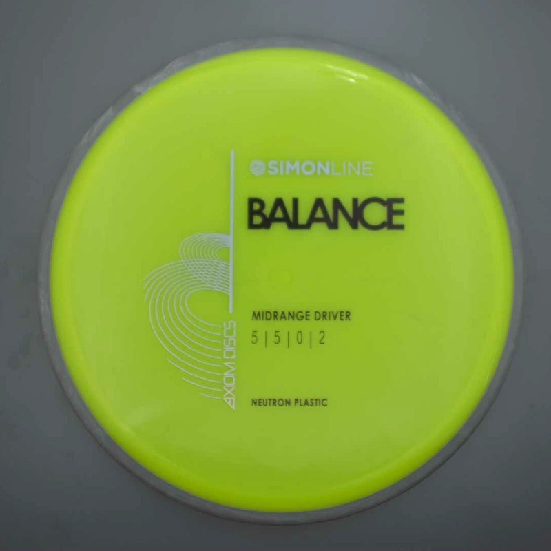 Axiom Neutron Balance with SimonLine Stock Stamp- 176.3 Yellow
