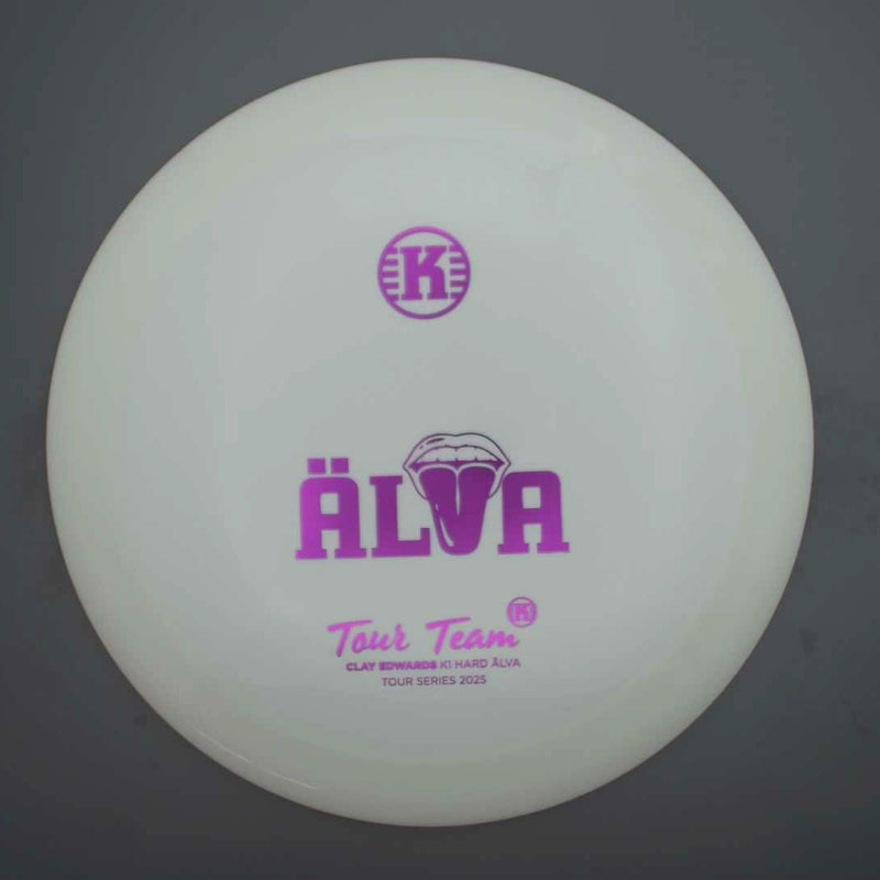 Kastaplast K1 Hard Alva with Clay Edwards Tour Team - Tour Series 2025 Stamp- 174.1 White