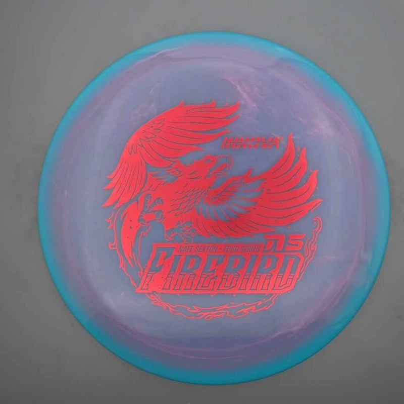 Innova Proto Glow Halo Star Firebird with Nate Sexton Sexybird Star Team Tour Series 2025 Stamp- 172.8 Blurple