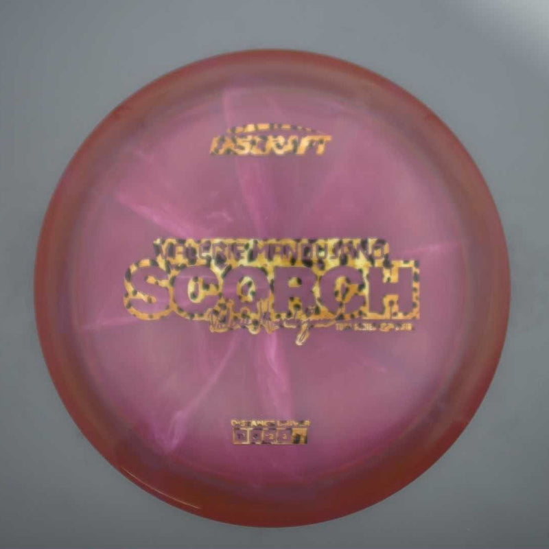 Discraft Elite Z Swirl Scorch with Valerie Mandujano 2025 Tour Series Stamp- 177.1 Pink