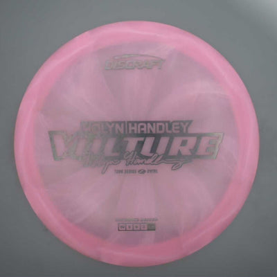 Discraft Elite Z Swirl Vulture with Holyn Handley 2025 Tour Series Stamp- 173.4 Pink