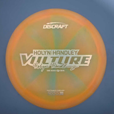 Discraft Elite Z Swirl Vulture with Holyn Handley 2025 Tour Series Stamp- 174.2 Orange