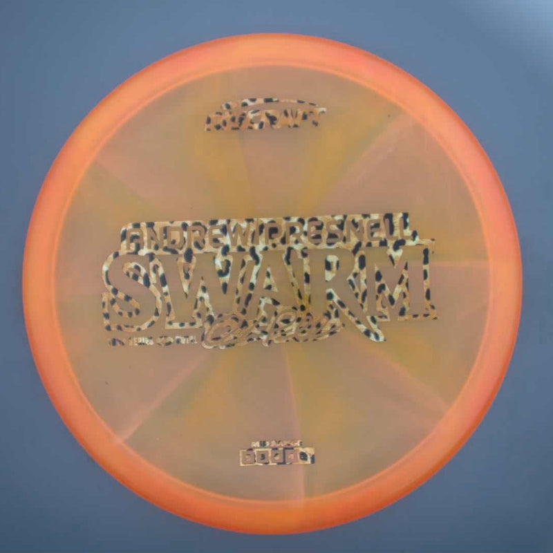 Discraft Elite Z Swirl Swarm with Andrew Presnell 2025 Tour Series Stamp- 180.7 Orange