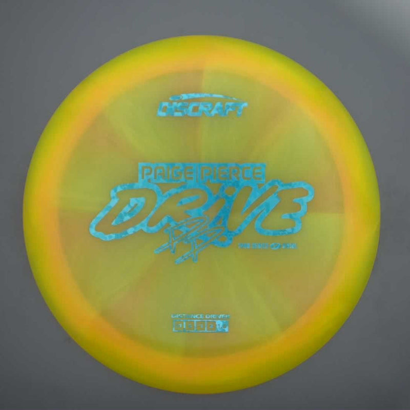 Discraft Elite Z Swirl Drive with Paige Pierce 2025 Tour Series Stamp- 173.9 Yellow