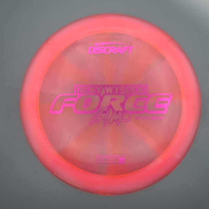 Discraft Elite Z Swirl Force with Ricky Wysocki 2025 Tour Series Stamp- 174.2 Pink