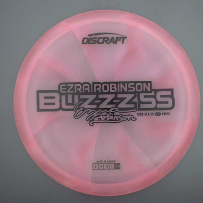 Discraft Elite Z Swirl BuzzzSS with Ezra Robinson 2025 Tour Series Stamp- 177.7 Pink