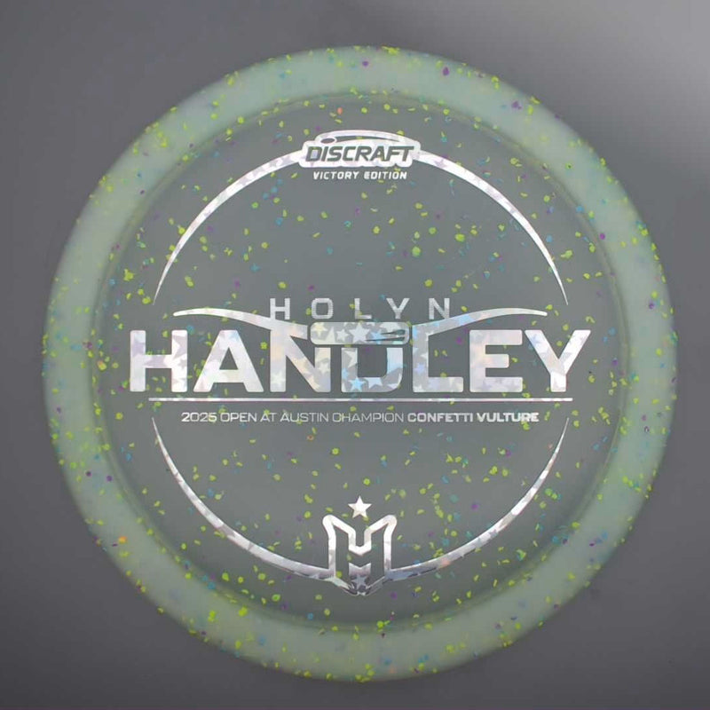 Discraft Elite Z Confetti Vulture with Holyn Handley - 2025 Open at Austin Champion - HH Logo Stamp- 173.6 Green