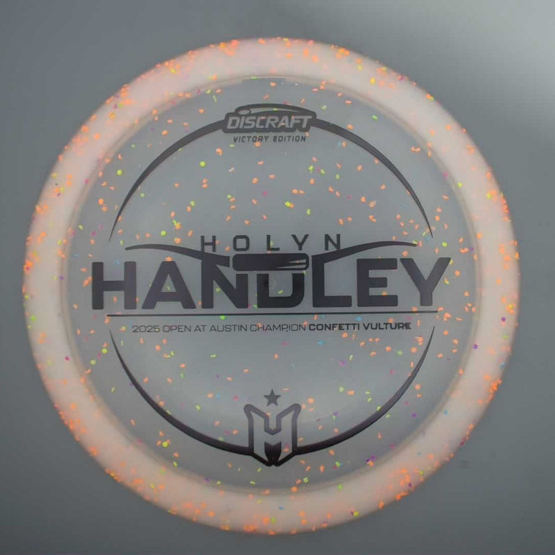 Discraft Elite Z Confetti Vulture with Holyn Handley - 2025 Open at Austin Champion - HH Logo Stamp- 174.7 Pink