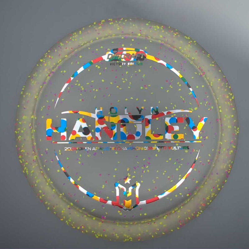 Discraft Elite Z Confetti Vulture with Holyn Handley - 2025 Open at Austin Champion - HH Logo Stamp- 174.3 Grey