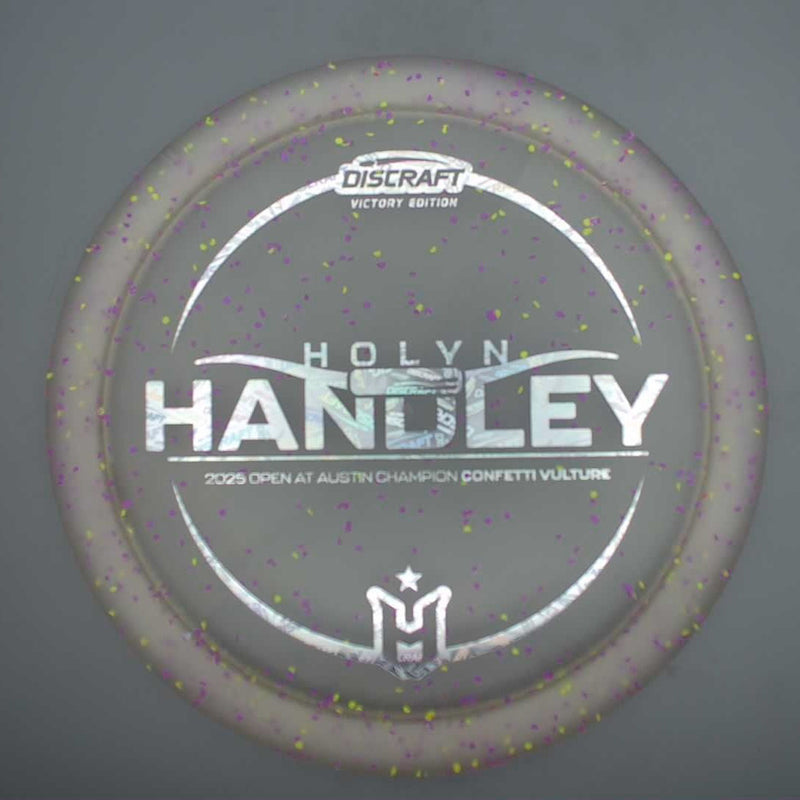 Discraft Elite Z Confetti Vulture with Holyn Handley - 2025 Open at Austin Champion - HH Logo Stamp- 174.5 Grey