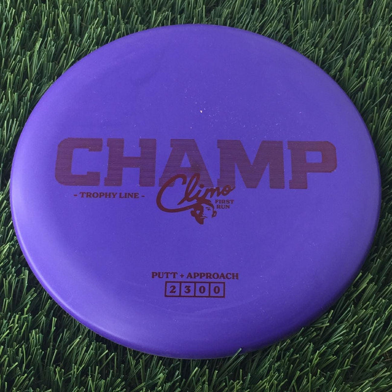 Climo Base Champ with 1st Run Stamp- 171 Purple