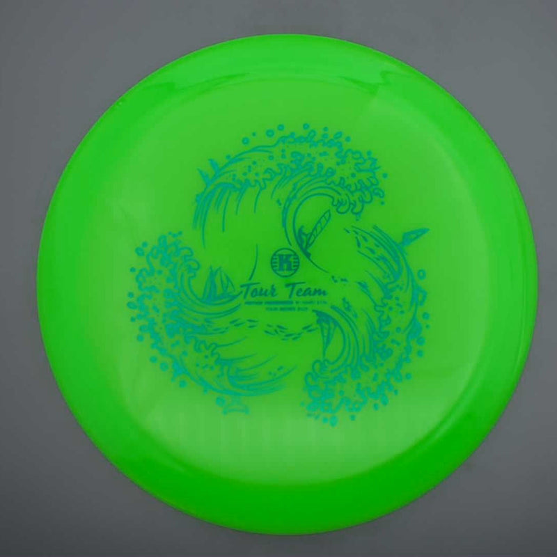 Kastaplast K1 Hard Stal with Fritiof Fagergren Tour Team Waves - Tour Series 2025 Stamp- 175.3 Green