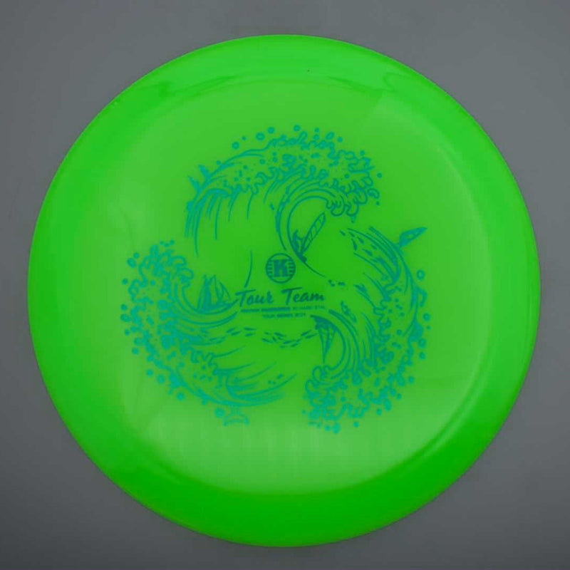 Kastaplast K1 Hard Stal with Fritiof Fagergren Tour Team Waves - Tour Series 2025 Stamp- 175.1 Green