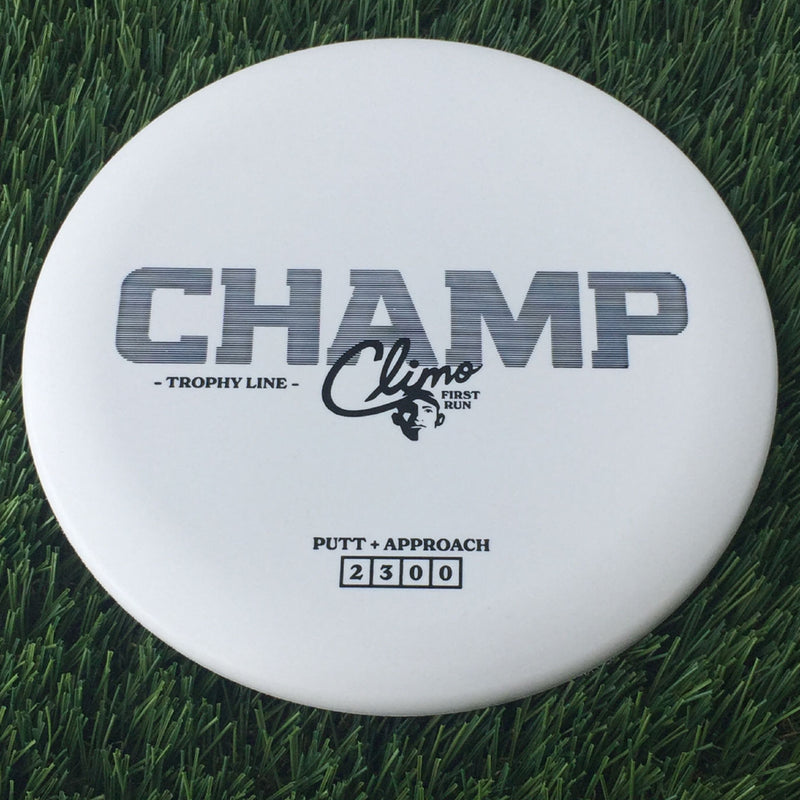 Climo Base Champ with 1st Run Stamp- 175 White