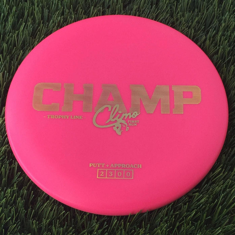 Climo Base Champ with 1st Run Stamp- 174 Pink