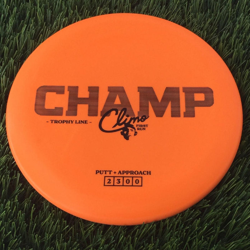 Climo Base Champ with 1st Run Stamp- 173 Orange
