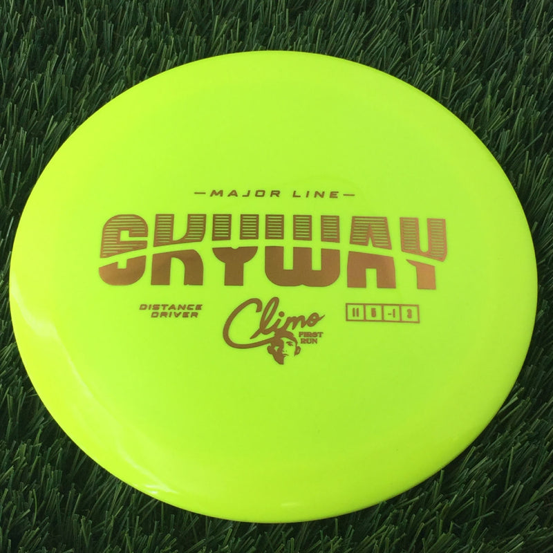 Climo Premium Cl Skyway with 1st Run Stamp- 174 Yellow