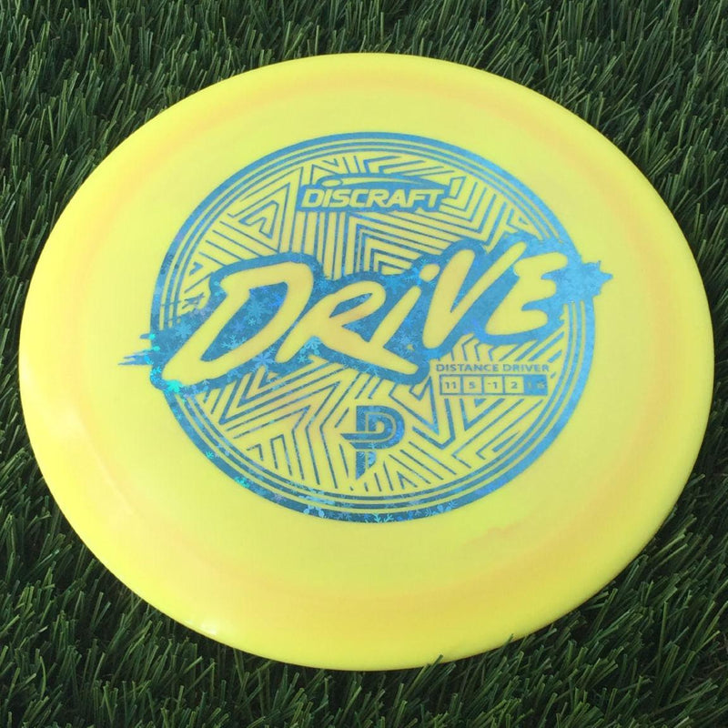 Discraft ESP Drive with Paige Pierce - PP Logo - ZigZag Pattern Stamp- 174 Yellow