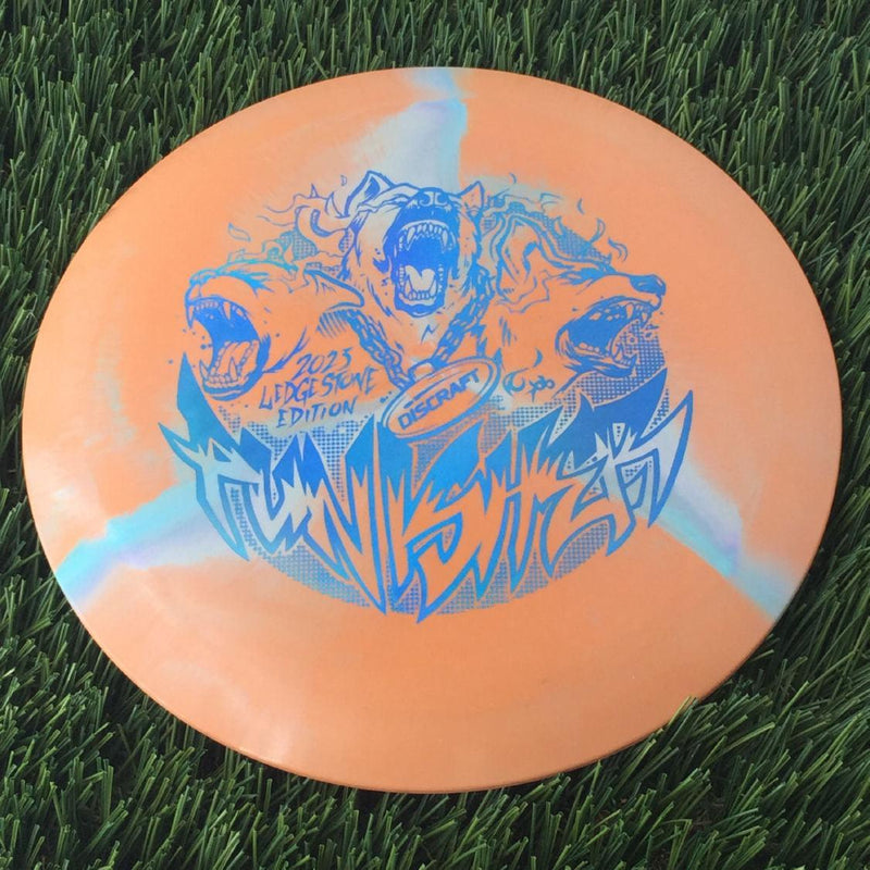 Discraft ESP Swirl Punisher with 2023 Ledgestone Edition - Wave 3 Stamp- 174 Orange