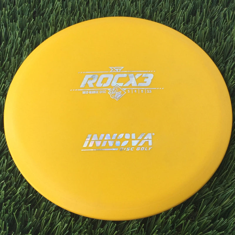 Innova XT RocX3 with Burst Logo Stock Stamp- 163 Yellow