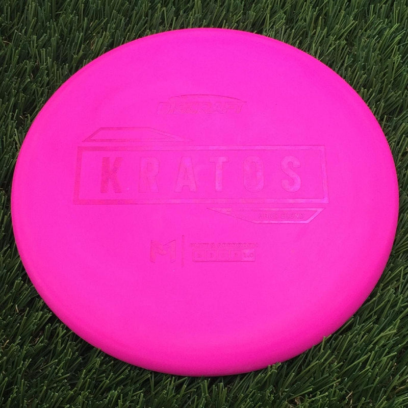 Discraft Putter Line Hard Kratos with PM Logo Stock Stamp Stamp- 172 Pink