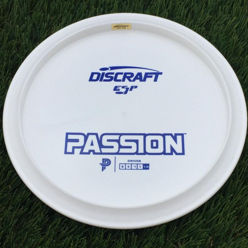 Discraft ESP Passion with Dye Line Blank Top Bottom Stamp- 166 White