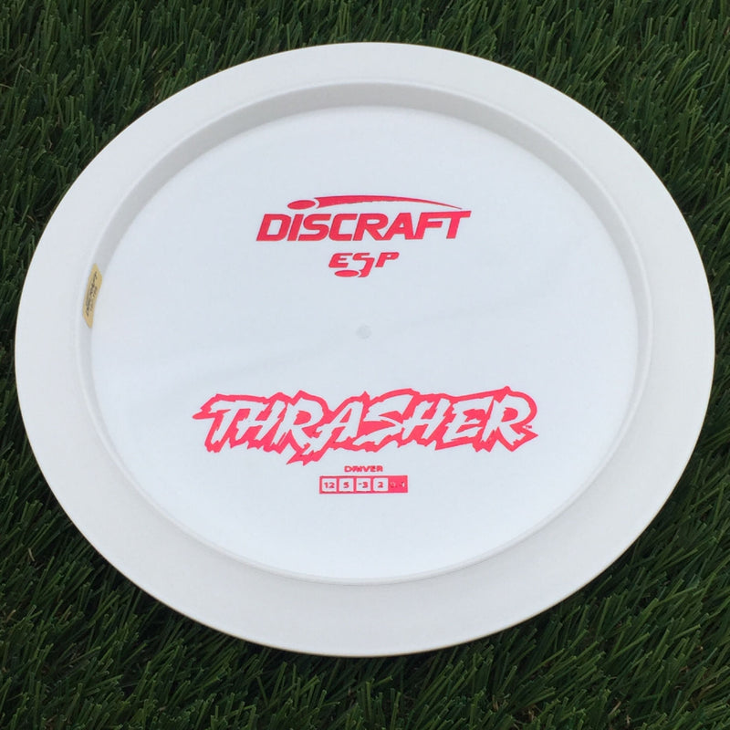Discraft ESP Thrasher with Dye Line Blank Top Bottom Stamp- 169 White